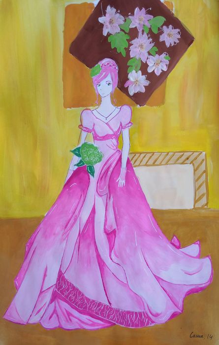 Art Studio PALETTE. Aleksandra Malisheva Picture.   Design Clothes 